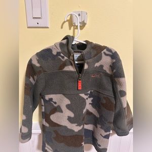 EUC Children’s Place quarter zip camo hoodie